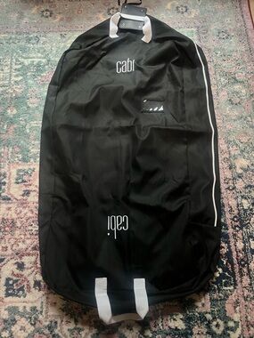 CAbi Black Garment Cover with White Trim